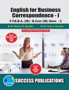 English for Business Correspondence - I(F.Y.BBA-IBSem-I) SPPU-Text(English)