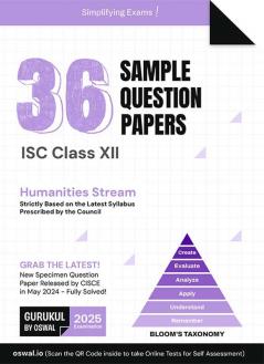 Gurukul by Oswal 36 Sample Question Papers for Humanities Stream : ISC Class 12 Exam 2025