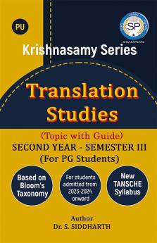 Krishnasamy Series Translation Studies
