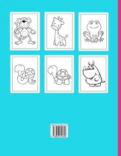 Animal coloring book for kids