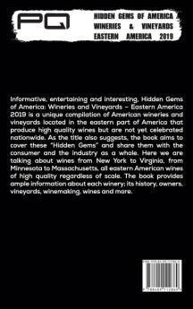 Hidden Gems of America: Wineries & Vineyards - Eastern America 2019