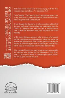 C. H. Spurgeon: The Prayer of Jabez in Today's English and with Study Guide. (Godlipress Classic Prayer Books)