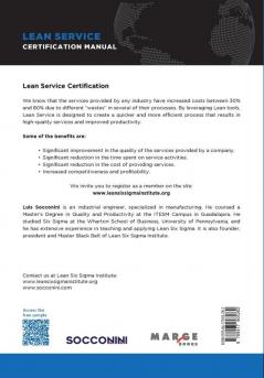 Lean Service: Certification Manual