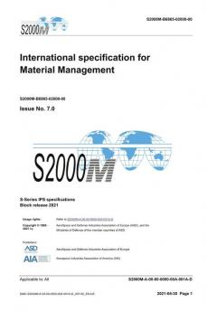 S2000M International specification for Material Management Issue 7.0