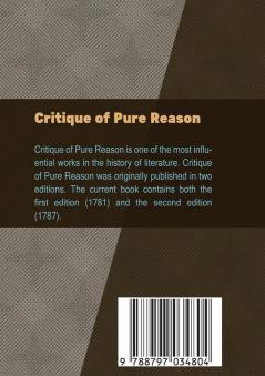 Critique of Pure Reason