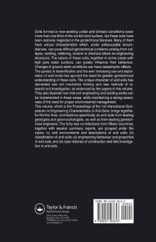 Engineering Characteristics of Arid Soils