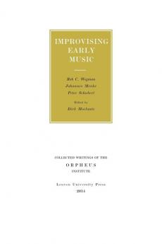 Improvising Early Music