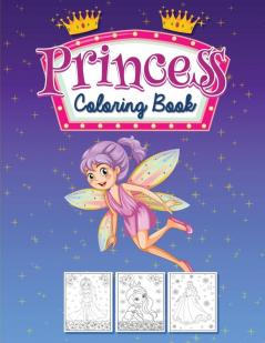 Princess Coloring Book: Activity book for little girls