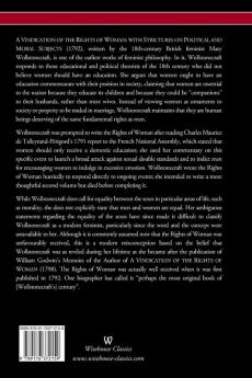 A Vindication of the Rights of Woman (Wisehouse Classics - Original 1792 Edition)