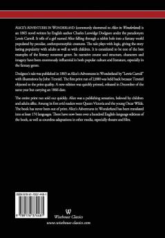 Alice's Adventures in Wonderland (Wisehouse Classics - Original 1865 Edition with the Complete Illustrations by Sir John Tenniel) (2016)