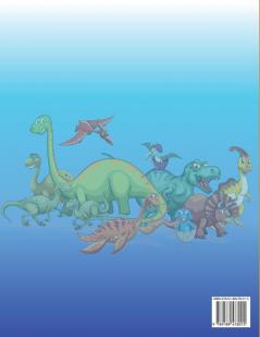 Dinosaurier Malbuch: Aktivitätsbuch für Kinder Lernen Sie Dinosaurier Namen und Farbe sie