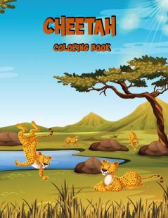 Cheetah Coloring Book: Activity Book for Kids