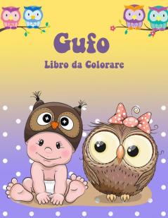 Libro da Colorare Gufo: Libro di attività per bambini