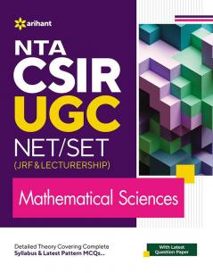 NTA CSIR UGC NET/SET (JRF & Lecturership) Mathematical Sciences