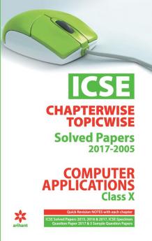 ICSE Chapterwise Topicwise Solved Computer Application Class 10th