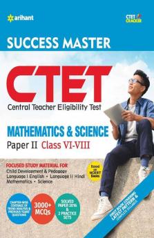 CTET Success Master Maths & Science Paper-II for Class VI-VIII(Old Edition)