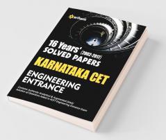 16 Year's Solved Papers Karnataka CET Engineering Entrance