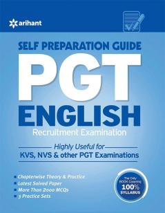KVS NVS & other PGT Self Preparation Guide English Recruitment Examination