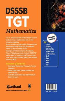 DSSSB TGT Mathematics Guide 2018