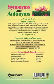 Synonyms and Antonyms Anglo