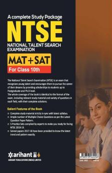 Study Guide NTSE (MAT + SAT) for Class 10th(Old Edition)