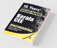 15 Year's Solved Papers Kerala CEE Engineering Entrance Exam