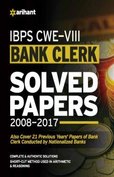 IBPS CWE- VIII Bank Clerk Solved Papers 2018