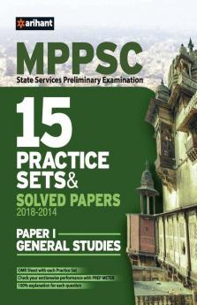 MPPSC 15 Practice Sets & Solved Papers Paper I General Studies