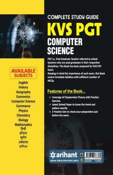 KVS PGT Computer Science Guide 2018