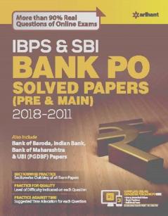 IBPS and SBI Bank PO Solved Papers Pre and Main(Old Edition)