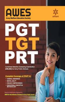 AWES (Army Welfare Education Society) PGT TGT PRT Complete Coverage Of (Part A)