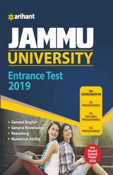 Jammu University Entrance Test 2019 (Old edition)