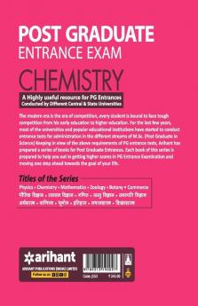 Post Graduate Entrance Examinations Chemistry