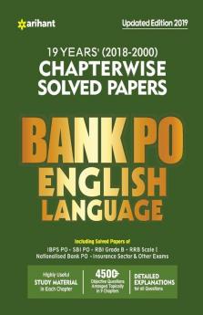 Bank PO Solved Papers English Language 2019(Old Edition)