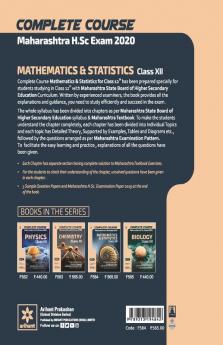 Complete Course Maharashtra H.Sc 2020 Mathematics & Statistics Class 12