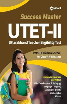 UTET Success Master Paper-II Mathe and Science for Class VI-VIII