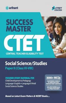 CTET Success Master Science Social/Studies Paper-II for Class 6 to 8 2019 (Old Edition)