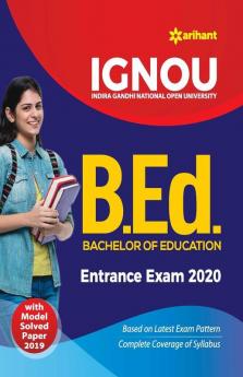 IGNOU B ED Entrance Exam With Solved Paper 2020 (Old Edition)