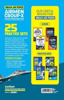 25 Practice Sets Indian Air Force Airman Group 'X' (Technical Trades) Exam