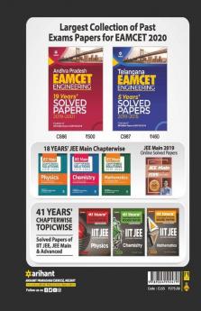 EAMCET Chemistry Andhra and Telangana Chapterwise 28 Years' Solutions and 5 Mock Tests 2020