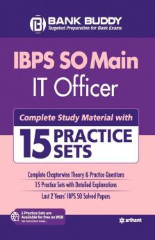 IBPS SO Main IT Officer Complete Study Material with 15 Practice Sets 2019 (Old edition)