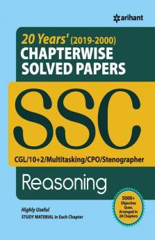 SSC Chapterwise Solved Papers Reasoning