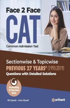Face To Face CAT 27 Years Sectionwise & Topicwise Solved Paper 2020
