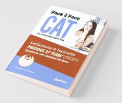 Face To Face CAT 27 Years Sectionwise & Topicwise Solved Paper 2020
