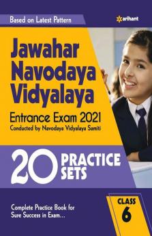 20 Practice Jawahar Navodaya Vidyalaya 2021 Class 6 (Old Edition)