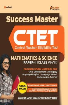 CTET Success Master Maths & Science Paper-2 for Class 6 to 8 2020 (Old Edition)