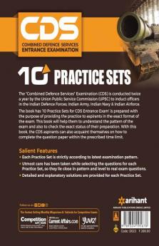 10 Practice Sets CDS Combined Defence Services Entrance Examination