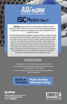 All In One ISC Physics Class 11 2020-21