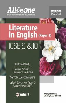 All in One ICSE Literature In English Class 9 and 10 Paper 1 2020-21