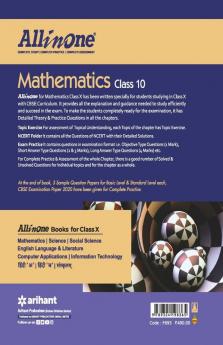 CBSE All In One Mathematics Class 10 for 2021 Exam